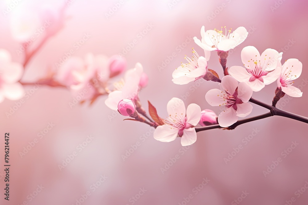 Sakura Cherry Blossom Gradients: Light Pink Blossom Spectrum Delight