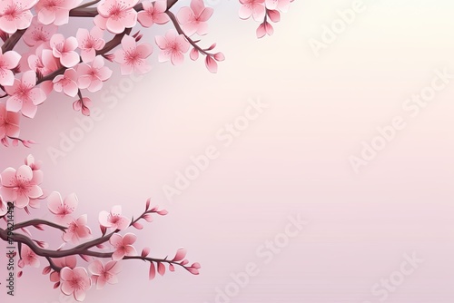 Sakura Cherry Blossom Gradient: Light Blossom Tones Spectrum © Michael