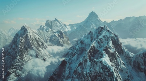 A panoramic view of a mountain range, representing the challenges and triumphs of living with autoimmune and autoinflammatory arthritis. photo