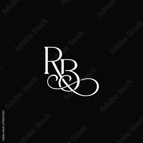 Elegant Letter R and B Logo