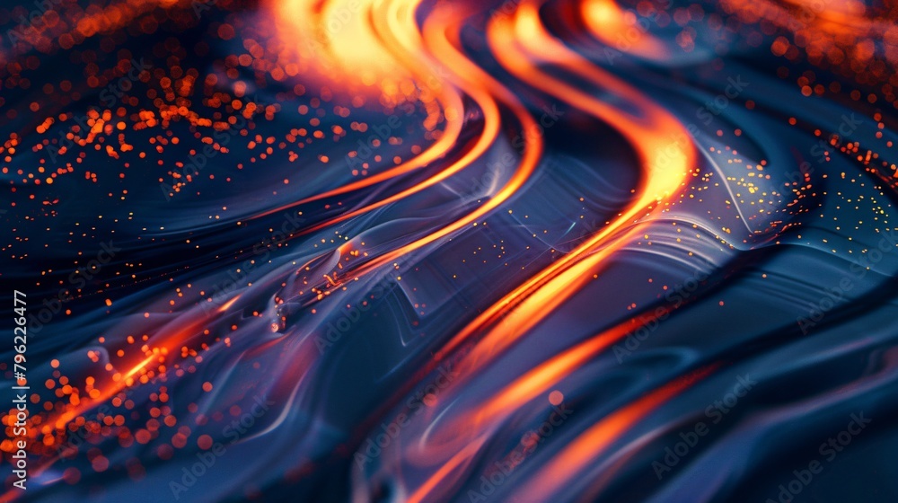 Picture of rivers flow with liquid light background Picture of rivers flow with liquid light background