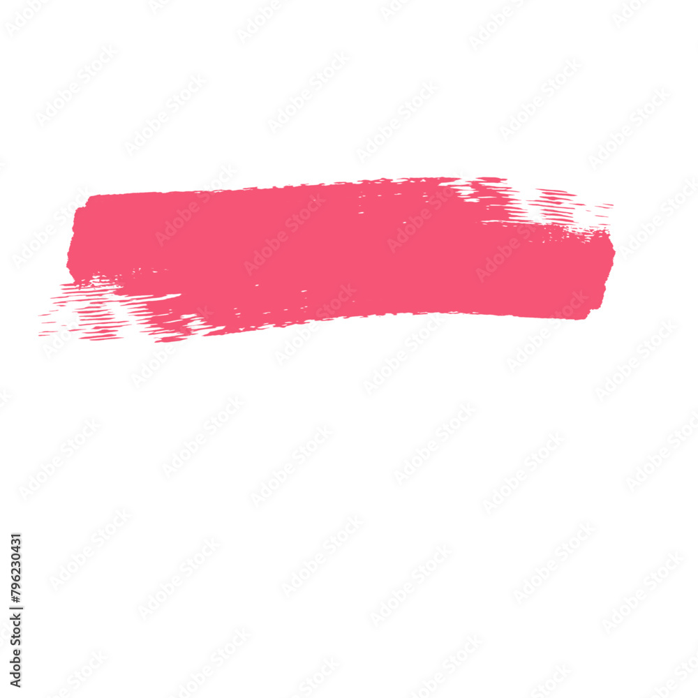 Fototapeta premium Paint brush stroke, splash ink for design element, illustration on transparent background 