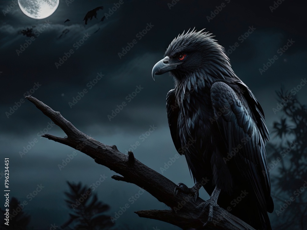 Fototapeta premium Enigmatic Cimmerian Harpy