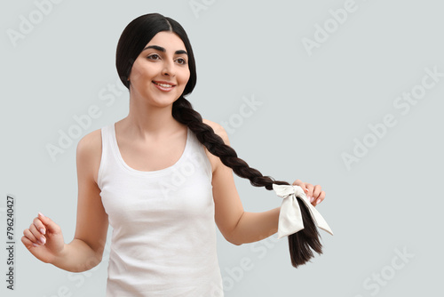 Beautiful young happy woman...