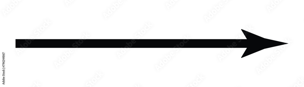 vector icon of a thin long arrow. Black arrows vector illustration. Icons isolated. black long arrow. vector icon of a thin long arrow. Black arrows vector illustration. Icons isolated. black long arrow.