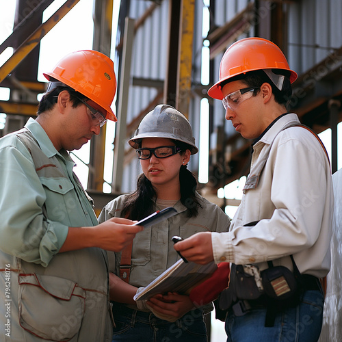 workers at work