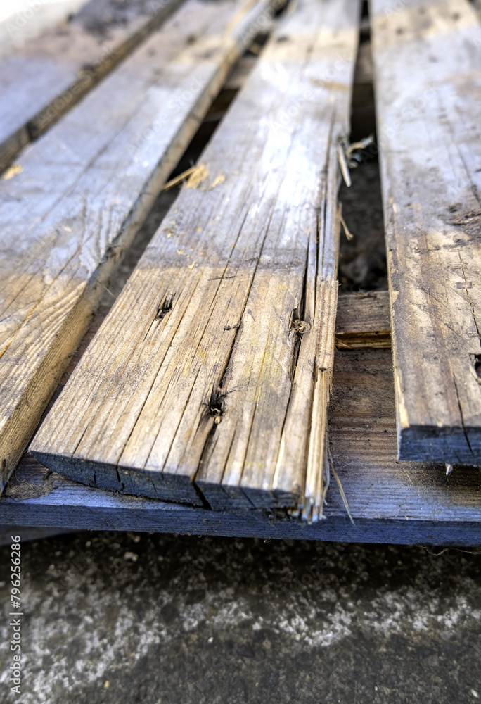 Old wooden boards