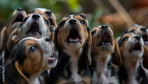 The photos capture the charm of dogs