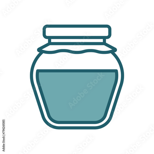 jam jar icon vector design template simple and clean