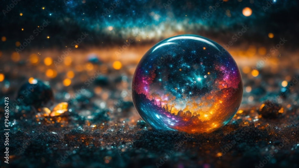 幻想的な球体の画像,Generative AI AI画像 幻想的な球体の画像,Generative AI AI画像