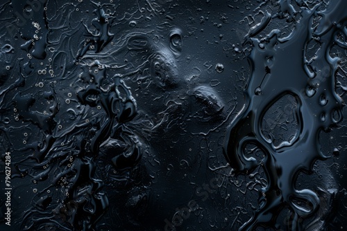 Black oil surface background