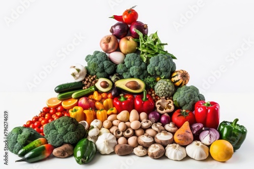 Building a Healthy Lifestyle with the Food Pyramid  Fresh Assortment of Eating Groups for Better