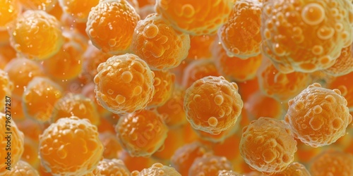 Anatomical Structure of Fat Cells with Nucleus: Understanding Microbial Metabolism and Health Care