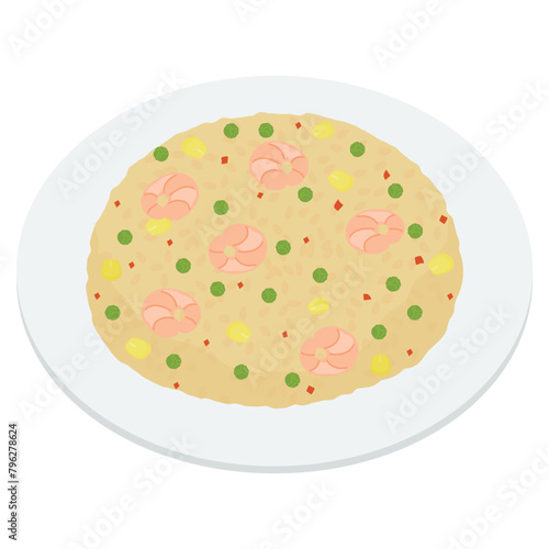 ピラフのイラスト