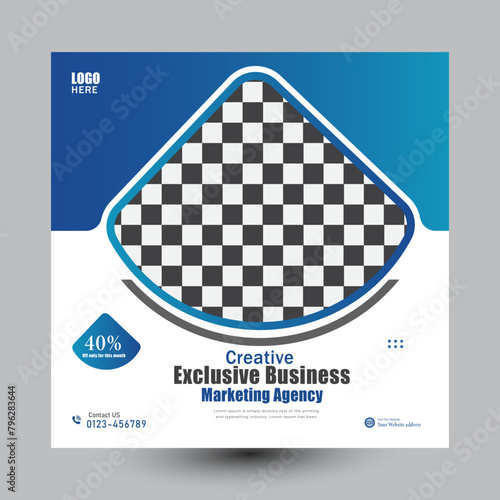 business social media post