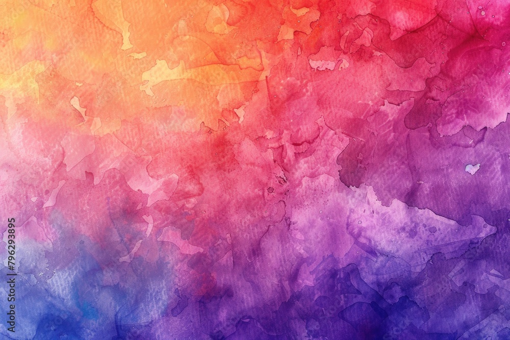Fototapeta premium Abstract watercolor background with vibrant colorful stains. Perfect for artistic projects and design