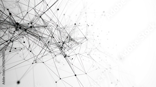 illustration abstract background of network