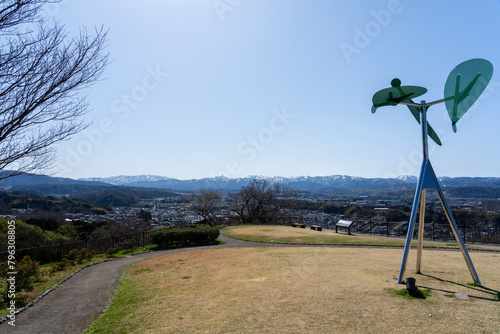 金沢の卯辰山にある眺めの良い見晴らし台