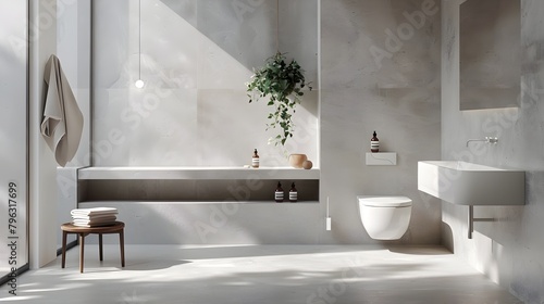 Serene Minimalist Bathroom ...
