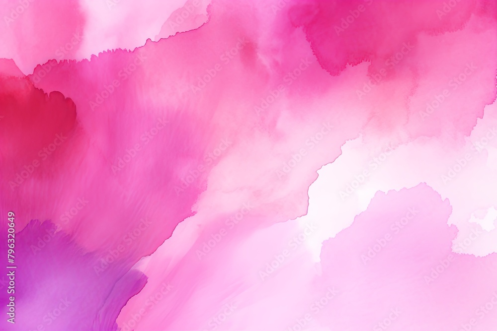 Magenta watercolor background texture soft abstract illustration blank empty with copy space 