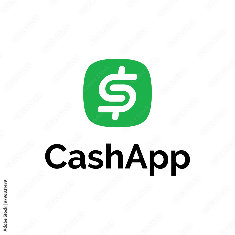 S Letter Cash Money App Logo Vector Abstract Illustration Icon Design Template Element S Letter Cash Money App Logo Vector Abstract Illustration Icon Design Template Element