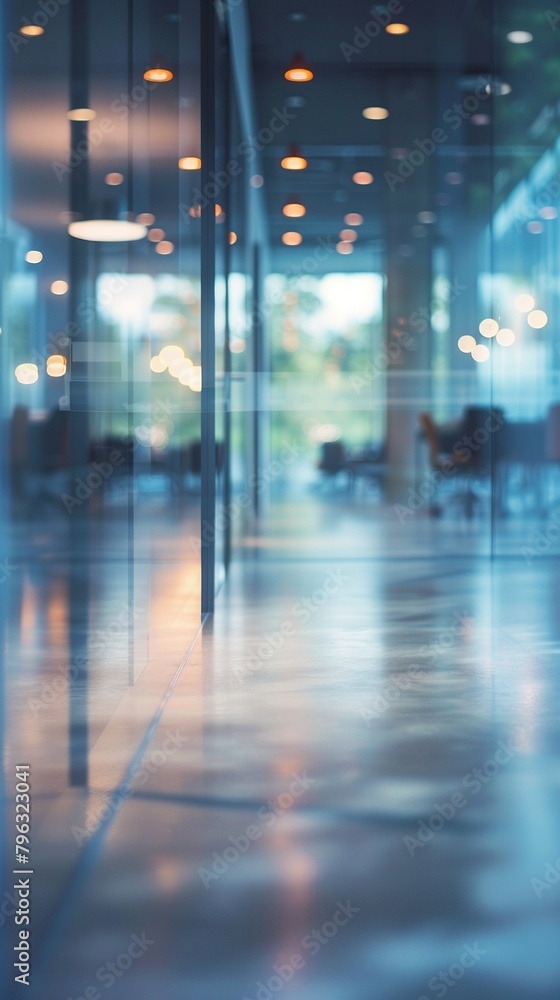 Blurry Interior of the Office Blurry Interior of the Office