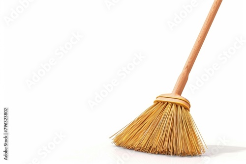 Wallpaper Mural Simple wooden handle broom, versatile for various projects Torontodigital.ca