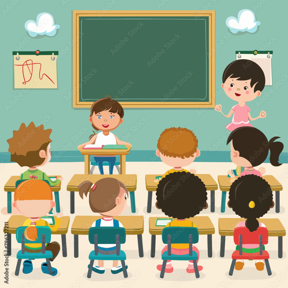 Children in classroom Children in classroom
