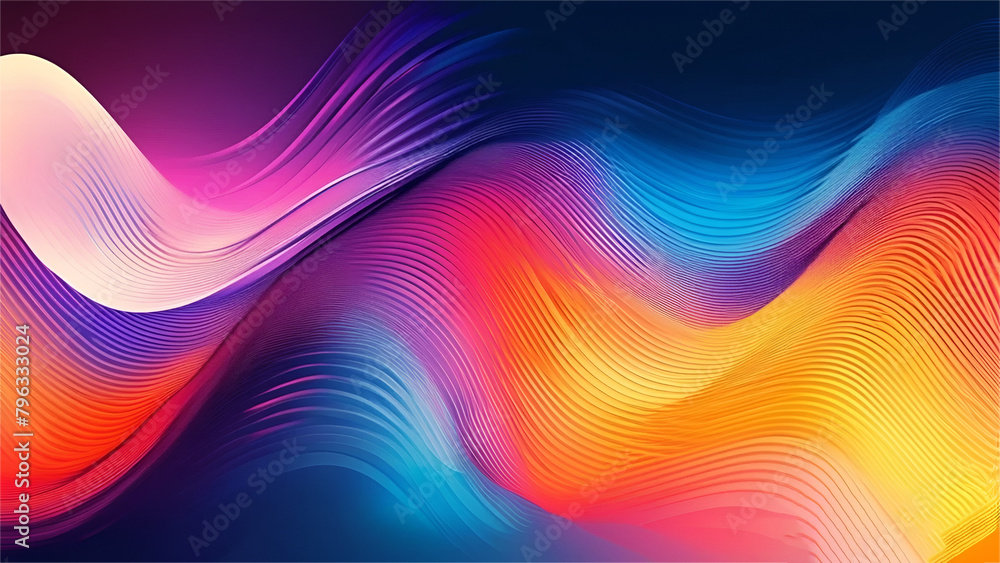 Modren colorful wavy background Modren colorful wavy background