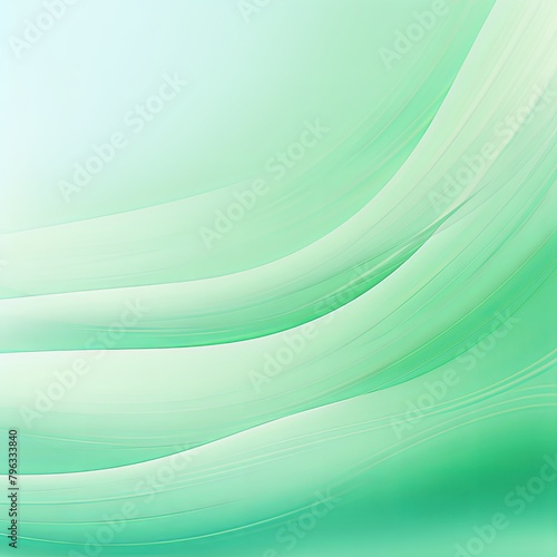 Mint Green abstract nature blurred background gradient backdrop. Ecology concept for your graphic design  banner or poster blank empty with copy space