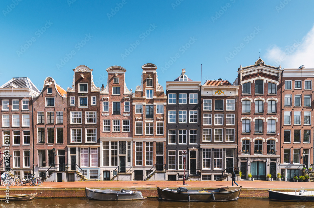 Dutch architecture in Amsterdam, the Netherlands