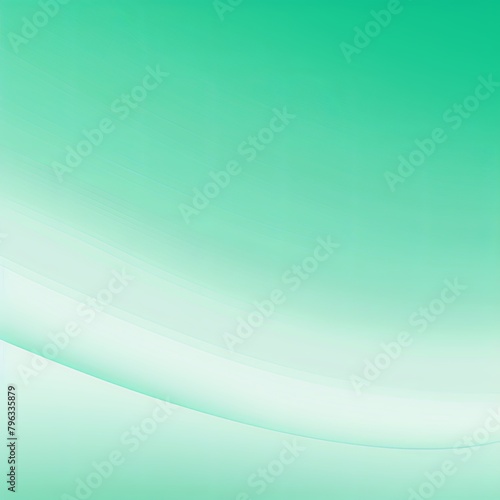 Mint Green Gradient Background, simple form and blend of color spaces as contemporary background graphic backdrop blank empty with copy space