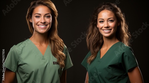 Wallpaper Mural a collage of women wearing scrubs Torontodigital.ca