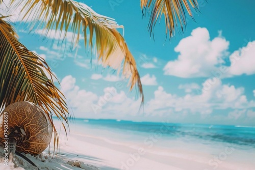 palm trees on the beach