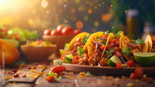 Savor the flavors of mexican cuisine: a culinary journey of vibrant spices and traditional food delights showcasing the rich and diverse tapestry of mexican culture photo
