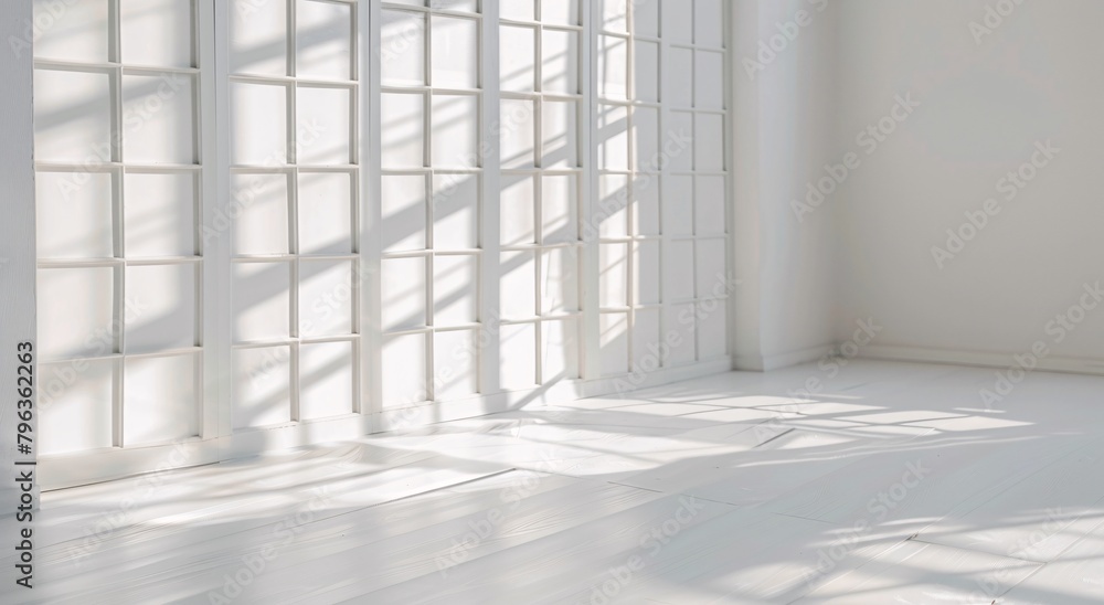 a white room with white walls and windows a white room with white walls and windows