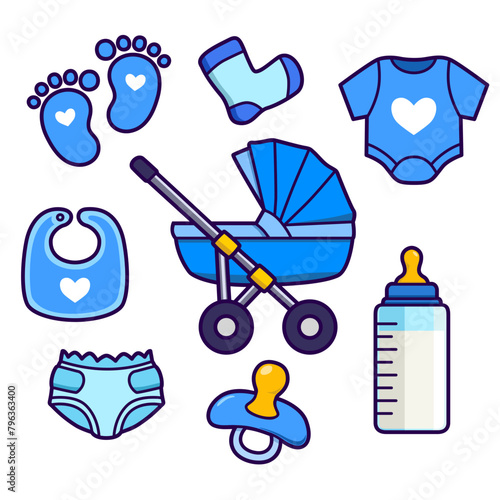 baby child sticker set