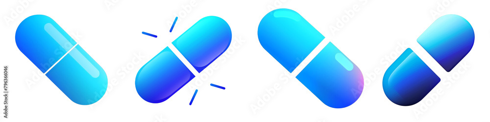Pills clipart collection, symbol, logos, icons isolated on transparent background Pills clipart collection, symbol, logos, icons isolated on transparent background