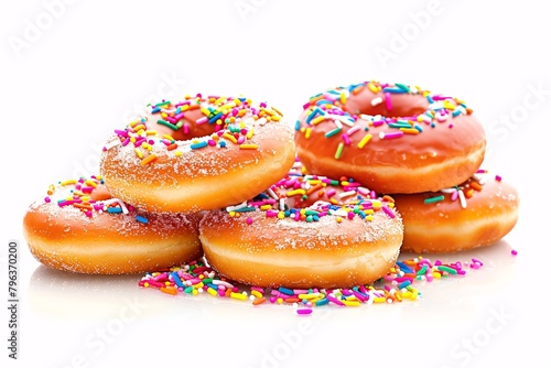 Wallpaper Mural a stack of donuts with sprinkles Torontodigital.ca