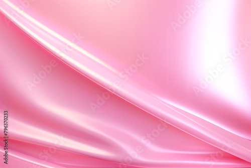 Pink foil metallic wall with glowing shiny light, abstract texture background blank empty with copy space