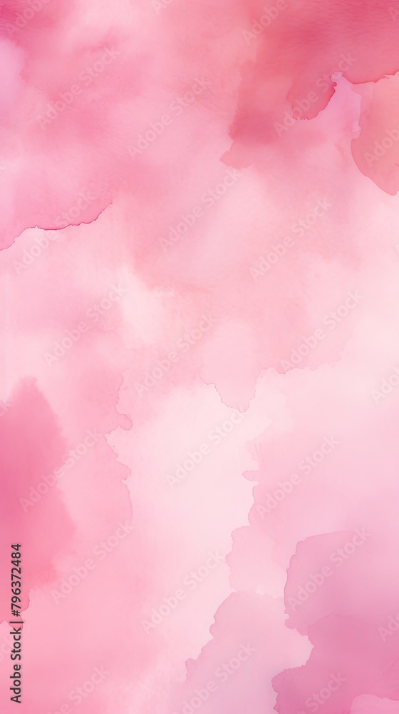 Pink watercolor background texture soft abstract illustration blank empty with copy space 