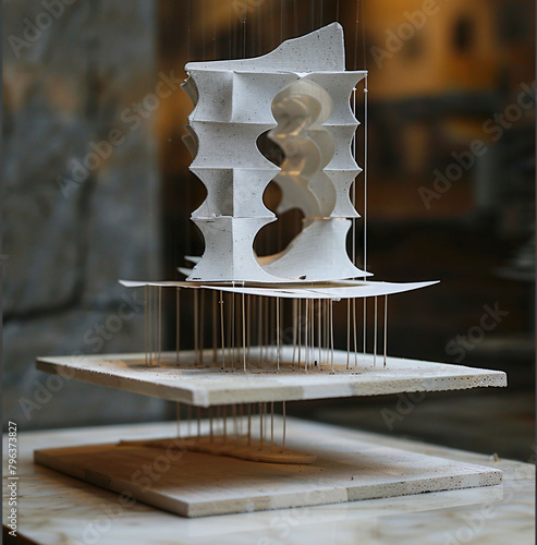 a model of a structure