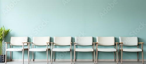Empty chairs in a waiting area of a medical facility © HN Works