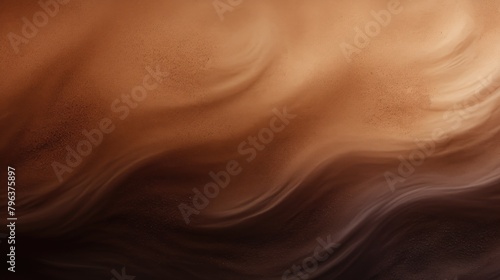 abstract brown wave background coffee concept, ai © Rachel Yee Laam Lai