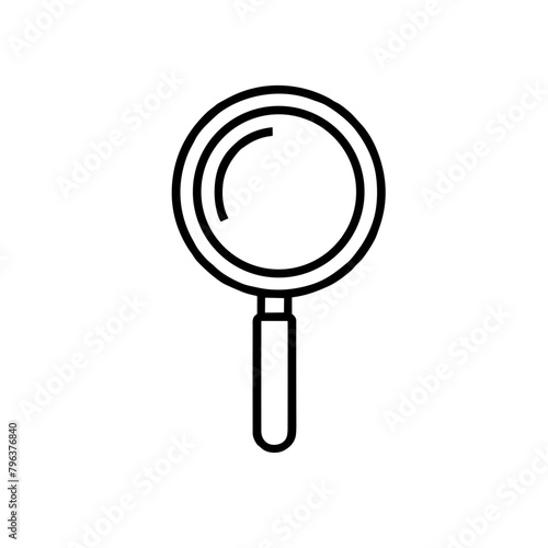 Magnifying Glass Icon, Search and Discovery in Marketing