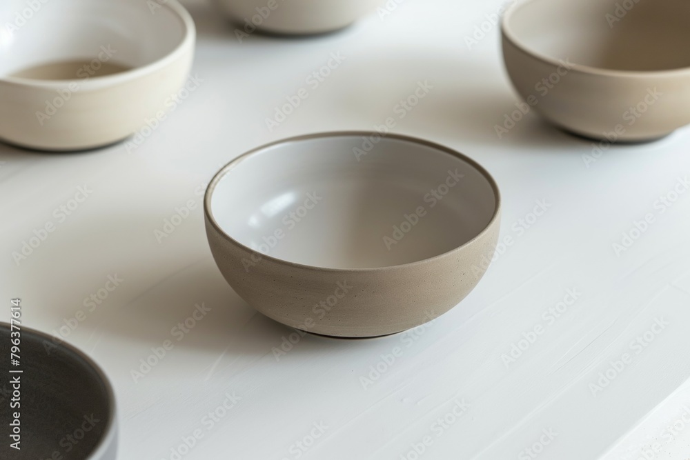 Matte ceramic texture, smooth and cool, a single muted color Matte ceramic texture, smooth and cool, a single muted color