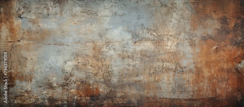 Rusty wall against blue sky © HN Works