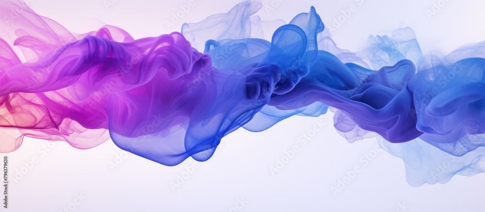 Naklejka premium Swirling blue and purple fog