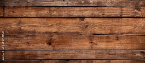 Close up of wooden planks on a wall