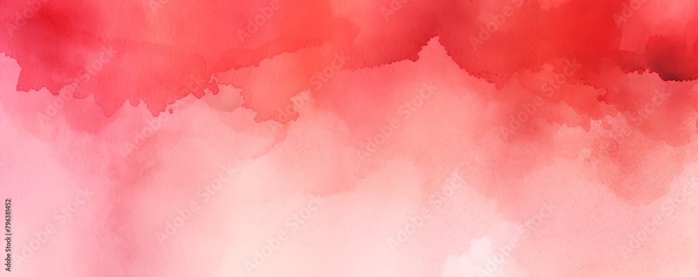 Red watercolor background texture soft abstract illustration blank empty with copy space 